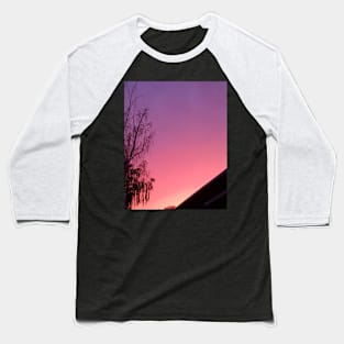 Sunset gradient over my house Baseball T-Shirt